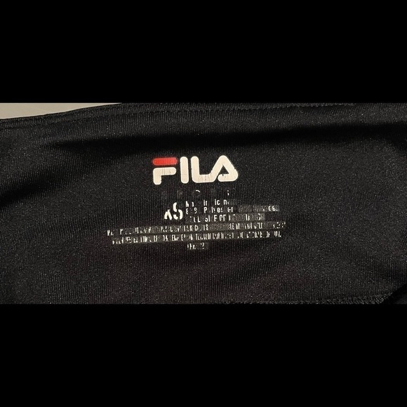 Fila black leggings with colored stripe details - Picture 6 of 6